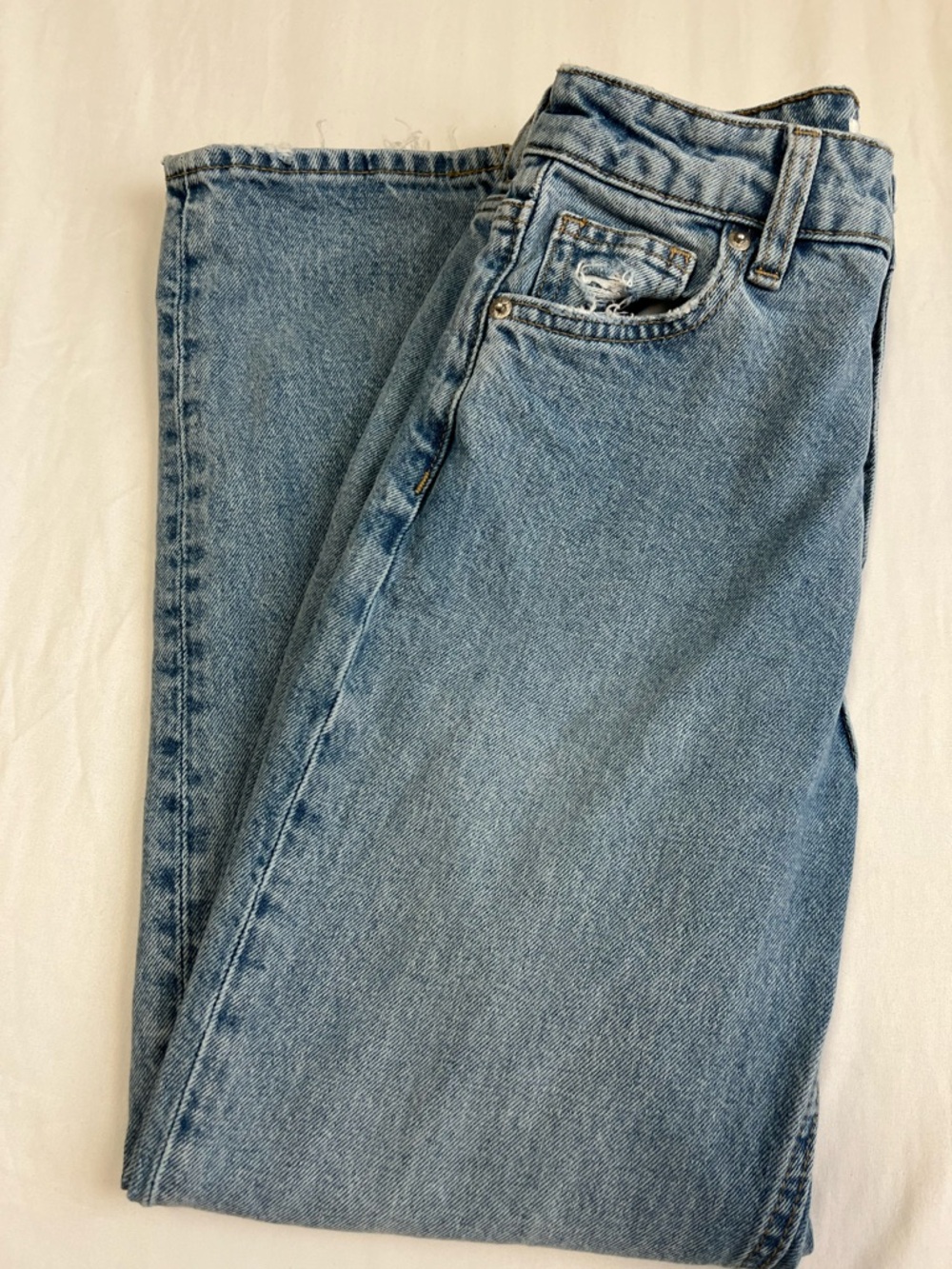 H&M High-Rise Women's Light Blue Jeans